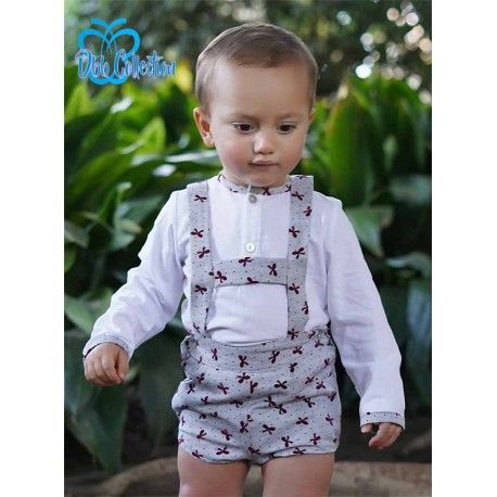 DBB Collection Winter Baby Boy Gray Set Ties