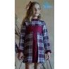 DBB Collection Winter Girl Wine Dress Squares
