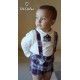 DBB Collection Invierno Conjunto bebé niño Cuadros Granates