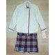 DBB Collection Invierno Conjunto niño Cuadros Granates