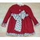 DBB Collection Winter Girl Dress Red Squares