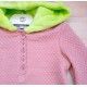 Vera Invierno Vestido niña Rosa Capucha