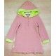 Vera Invierno Vestido niña Rosa Capucha