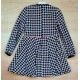 Vera Invierno Vestido niña Cuadros Pata de Gallo Negros