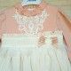 Miranda Invierno Vestido niña Rosa y Beige