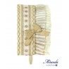 Miranda Summer Girl Headband Camel Stripes