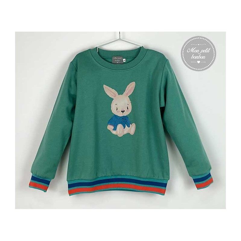 Mon Petit Bonbon Invierno 2023 Sudadera Ni o Conejo