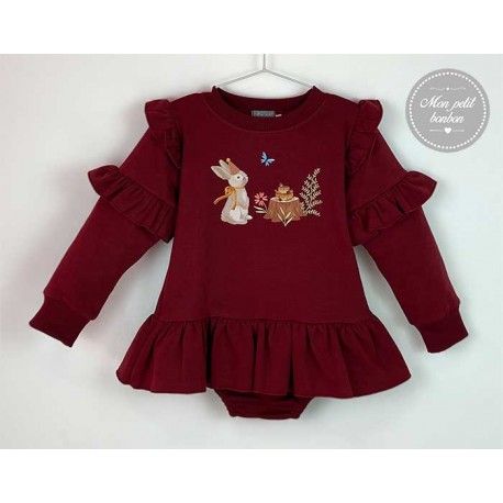 Mon Petit Bonbon Winter Baby Girl Wine Set Birthday