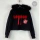 Mon Petit Bonbon Winter Girl Black Sweatshirt London