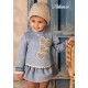 Nekenia Winter Baby Girl Blue Set Hearts