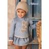 Nekenia Winter Baby Girl Blue Set Hearts