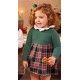 Juliana Winter Baby Girl Green Dress Reindeers