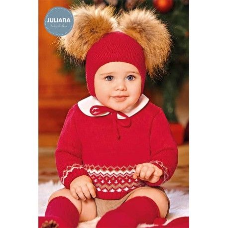 Juliana Winter Baby Boy Red Set Border