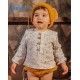 Babiné Invierno Conjunto bebé niño Animales Mostaza