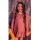 Babine Winter Girl Dark Pink Dress