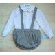 Babiné Invierno Conjunto bebé niño Blanco y Gris