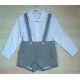 Babiné Invierno Conjunto niño Blanco y Gris