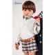 Babiné Invierno Conjunto niño Cuadros y Topitos
