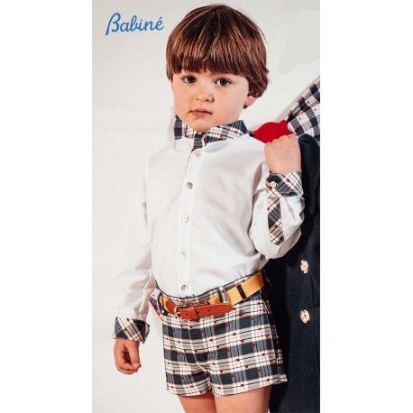 Babine Winter Boy Set Squares and Spots