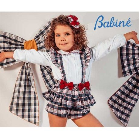 Babine Winter Girl Set Squares and Spots