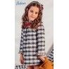 Babiné Invierno Vestido niña Cuadros y Topitos