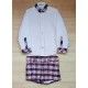 Babiné Invierno Conjunto niño Cuadros y Topitos