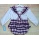 Babiné Invierno Conjunto niña Cuadros y Topitos