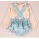 Cocote Invierno Conjunto bebé niño Azul Elefantes