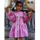 Jose Varon Winter Girl Pink Dress Glitter