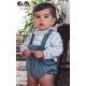 Jose Varon Winter Baby Boy Set Blue Puppys