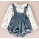 Jose Varon Winter Baby Boy Set Blue Puppys