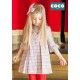 Coco Acqua Invierno Vestido niña Cuadros con Botones