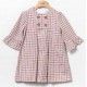 Coco Acqua Invierno Vestido niña Cuadros con Botones
