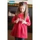Coco Acqua Invierno Vestido niña Felpa Rojo