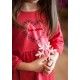 Coco Acqua Winter Girl Red Dress Love