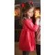 Coco Acqua Invierno Vestido niña Felpa Rojo