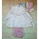 José Varón Invierno Vestido bebé niña Perritos Rosas