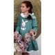 Mon Petit Bonbon Invierno Vestido niña Punto Conejo