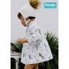 Cocote Winter Baby Girl White Dress Little Mouse