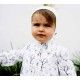 Cocote Winter Baby Girl White Dress Little Mouse