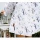 Cocote Winter Baby Girl White Dress Little Mouse