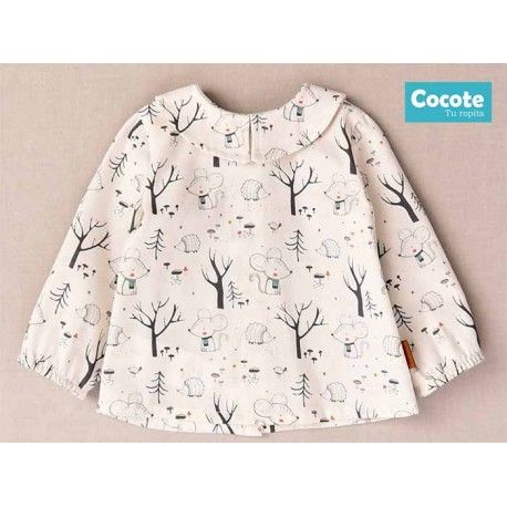 Cocote Invierno Camisa bebé niño Little Mouse