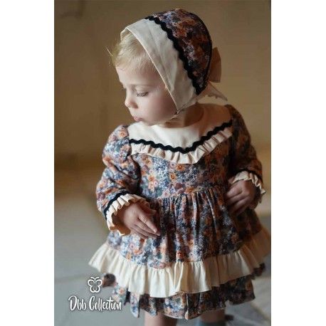 DBB Collection Invierno Jesusito bebé niña Estampado Flores