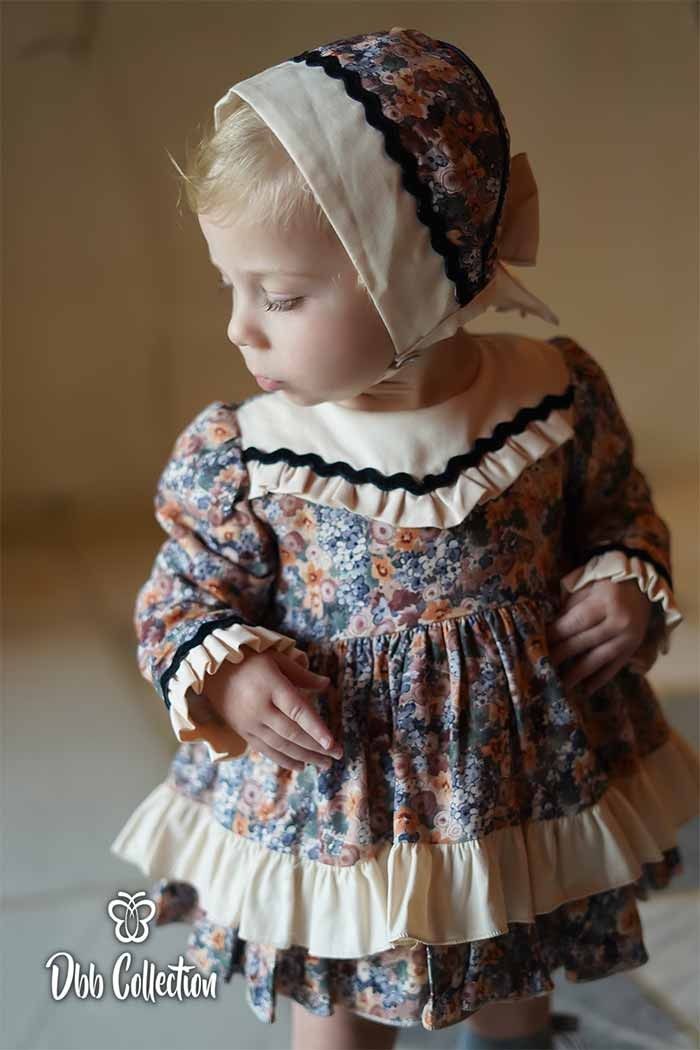 Dbb Collection DBB Collection Winter 2023 Baby Girl Printed Set Flowers