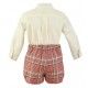 Miranda Winter Baby Boy White Set Little Squares