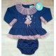Pio Pio Winter Baby Girl Blue Set Little Rat