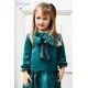 Foque Invierno Vestido niña Fluido Verde Gold