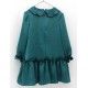 Foque Invierno Vestido niña Fluido Verde Gold