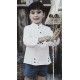 Jose Varon Winter Boy Blue Set Blue Glitter