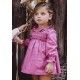 Jose Varon Winter Baby Girl Pink Dress Glitter